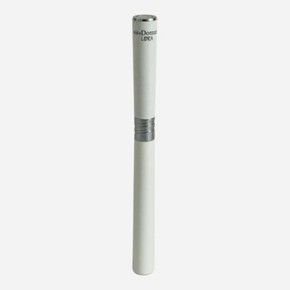 Monteverde Aldo Domani Libra Luxury White Ballpoint Pen Chrome Trim Very Good - Picture 4 of 5